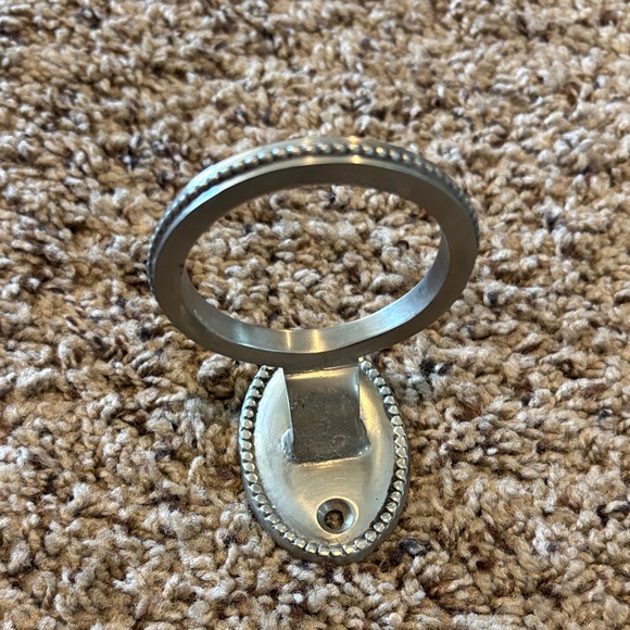 Glass Wall-Mounted Vases with Silver Accents - Picture 3 of 5